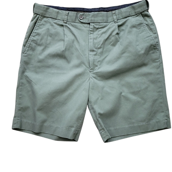 Peter Christian Men's Pleated Shorts Size 38 Inseam 10" - Picture 1 of 8
